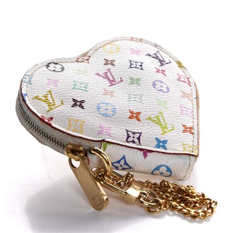 louis vuitton coin purse white
